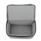 Water-resistant DSLR Padded insert Case Waterproof Zipper Removable Partition Camera Bags(Light Grey)