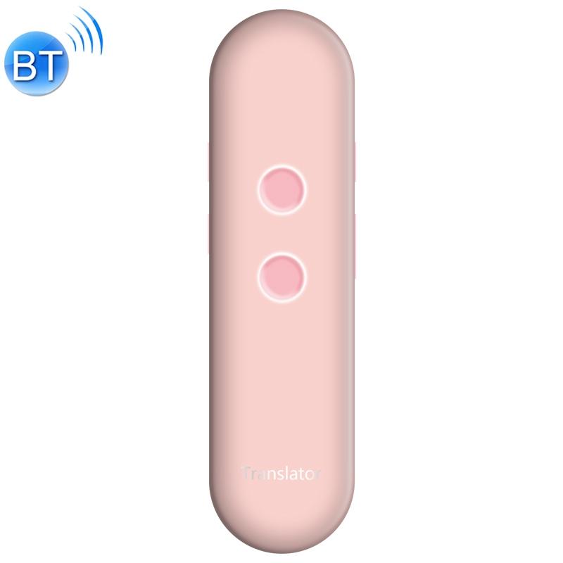 T4 Portable AI Smart Voice Translator Business Travel Real Time Translation Machine Support 42 Languages (Pink)