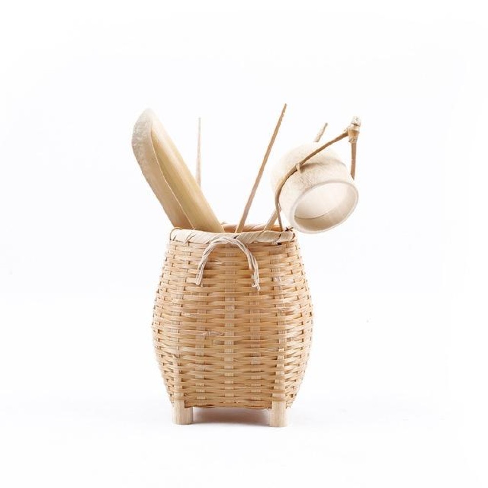 Handmade Bamboo Weaving Kongfu Tea Set Accessories