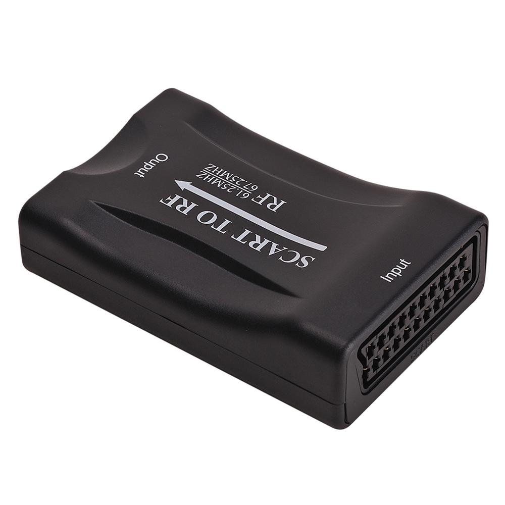 SCART to RF Video Converter, Support RF67.25MHz, 61.25MHz