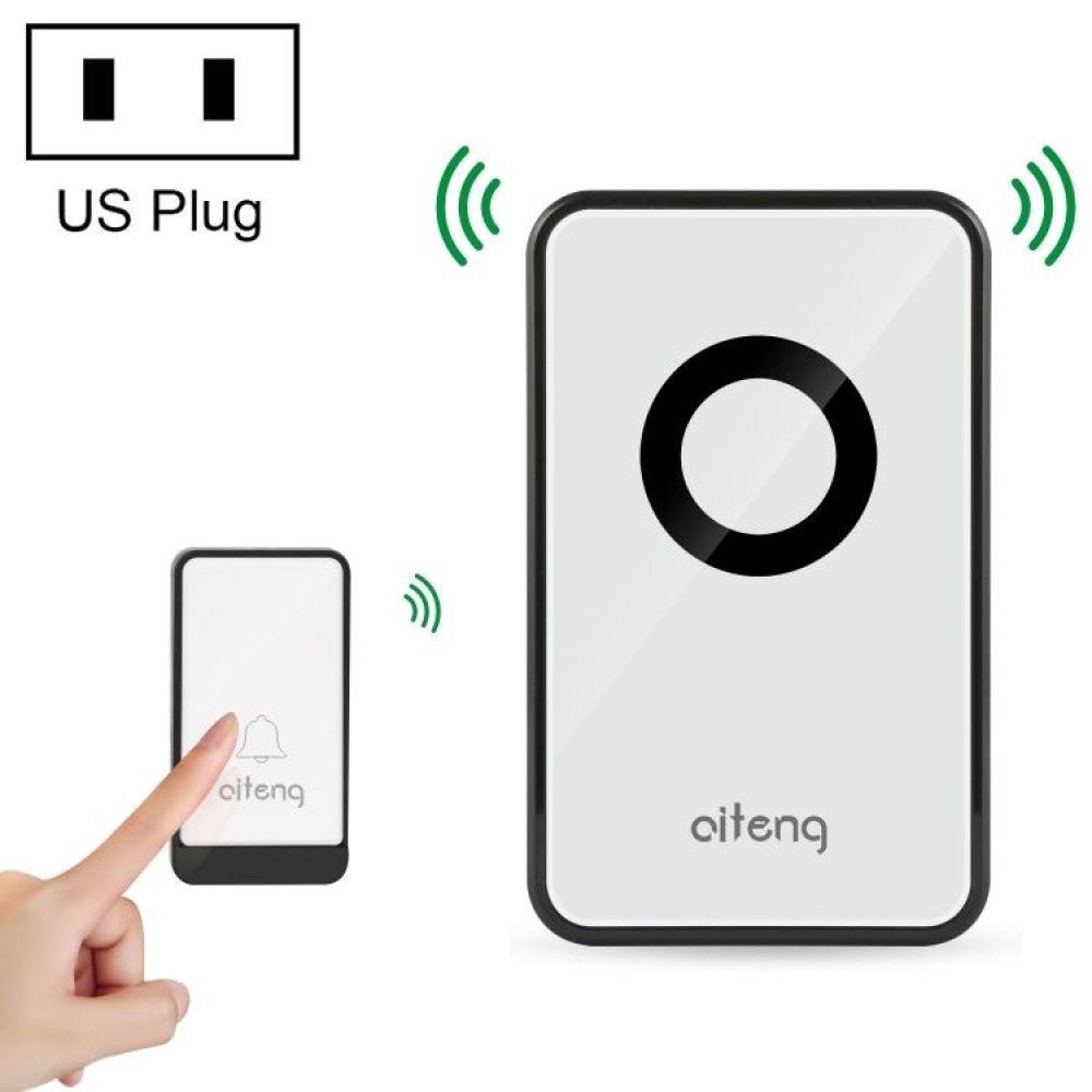 AITENG V018J Wireless Batteryless WIFI Doorbell, US Plug