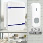 P7 110dB Wireless IP55 Waterproof Low Power Consumption WiFi Doorbell Receiver with Night Light , 53 Music Options, Receiver Distance: 300m (White)