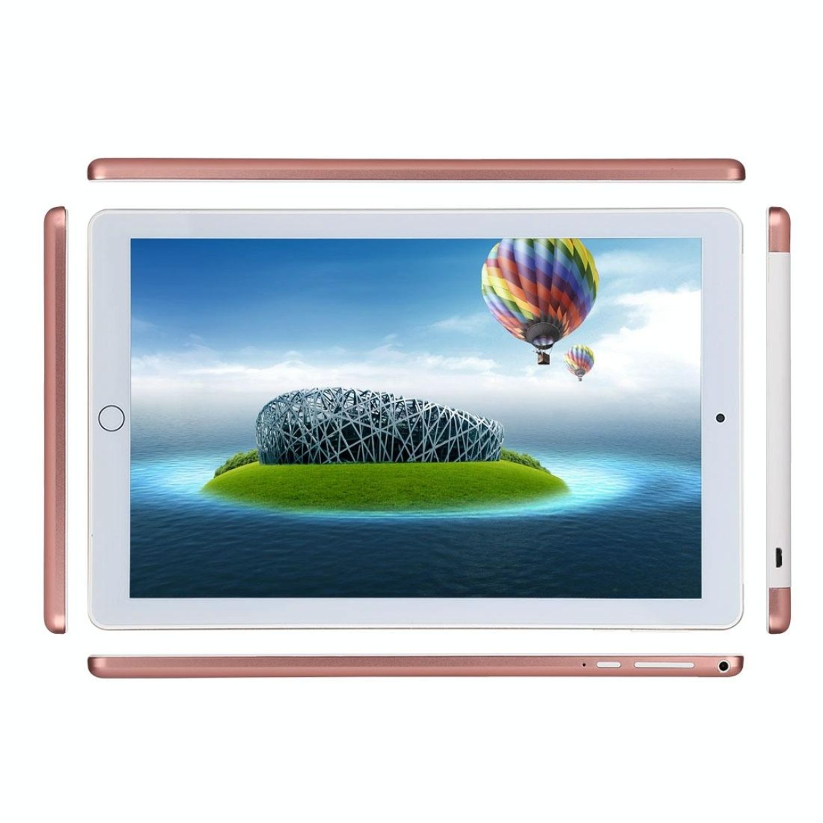 3G Phone Call Tablet PC, 10.1 inch, 2GB+32GB, Android 5.1 MTK6580 Quad Core 1.3GHz, Dual SIM, Support GPS, OTG, WiFi, Bluetooth(Rose Gold)