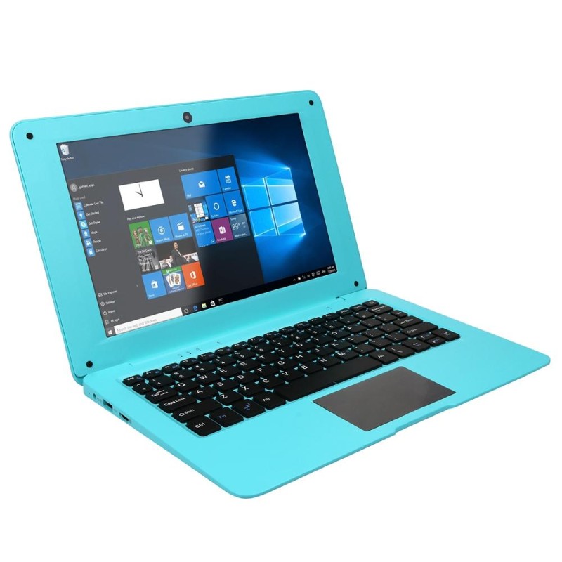 3350 10.1 inch Laptop, 3GB+64GB, Windows 10 OS, Intel Celeron N3350 Dual Core CPU 1.1Ghz-2.4Ghz, Support & Bluetooth & WiFi & HDMI, EU Plug(Blue)