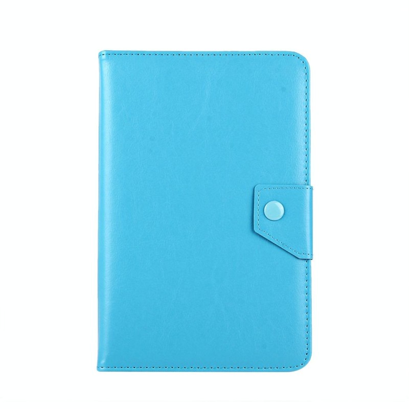 10 inch Tablets Leather Case Crazy Horse Texture Protective Case Shell with Holder for Asus ZenPad 10 Z300C, Huawei MediaPad M2 10.0-A01W, Cube IWORK10(Baby Blue)