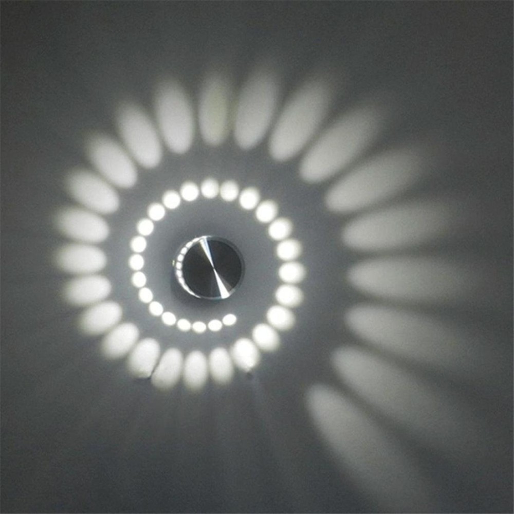 Aluminum Indoor Lighting LED Wall Lamp Decorate Lights, AC 110-240V (Cool White)