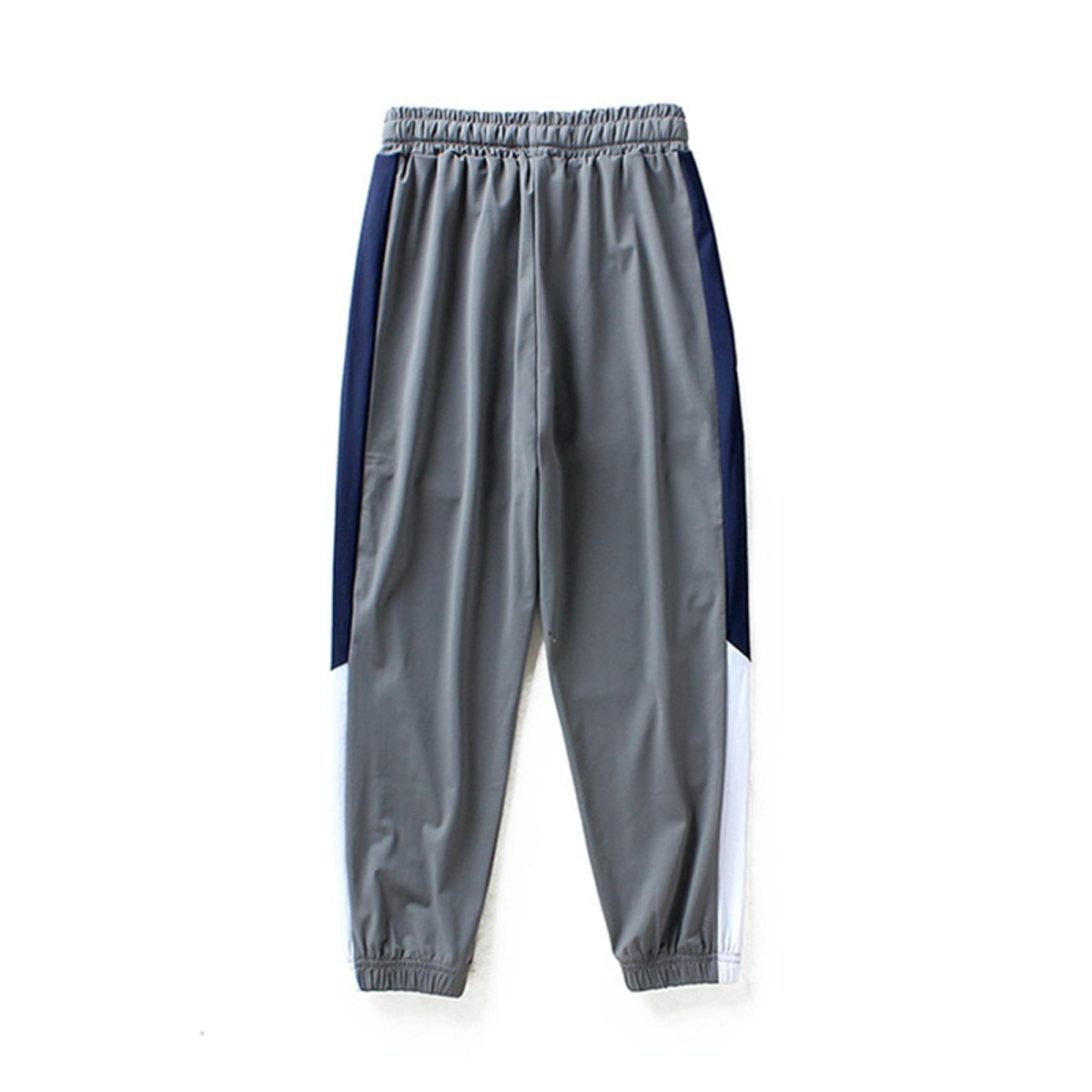 Boys Ice Silk Breathable Thin Trousers Mosquito-proof Pants (Color:Grey Size:130cm)