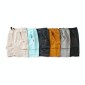 Boys Cotton Casual Overalls Shorts (Color:Grey Size:150cm)