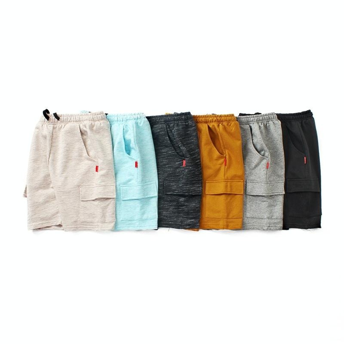 Boys Cotton Casual Overalls Shorts (Color:Black Size:130cm)