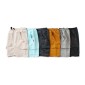 Boys Cotton Casual Overalls Shorts (Color:Iron Grey Size:160cm)