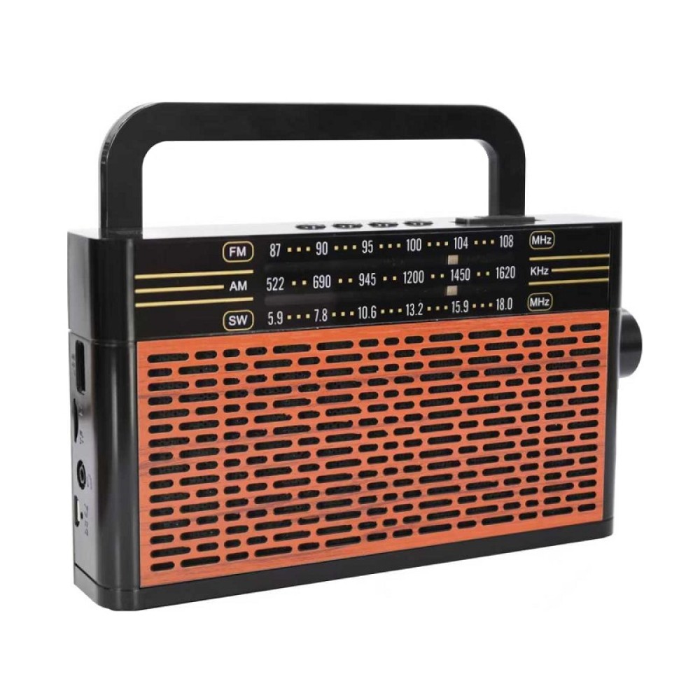 Επαναφορτιζόμενο ραδιόφωνο Retro - M8003BT - 080034
