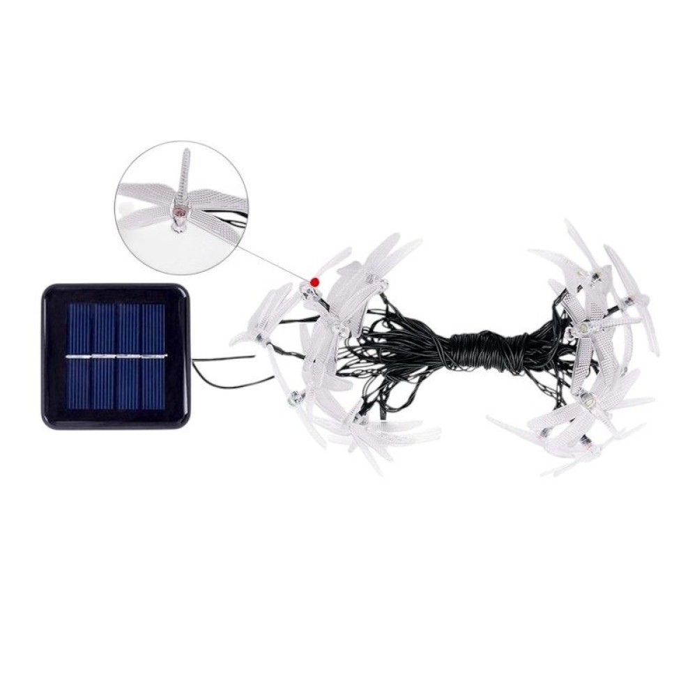 Ηλιακή γιρλάντα φωτισμού LED - Dragonfly - 5m+1m - 20D - 152820 - RGB