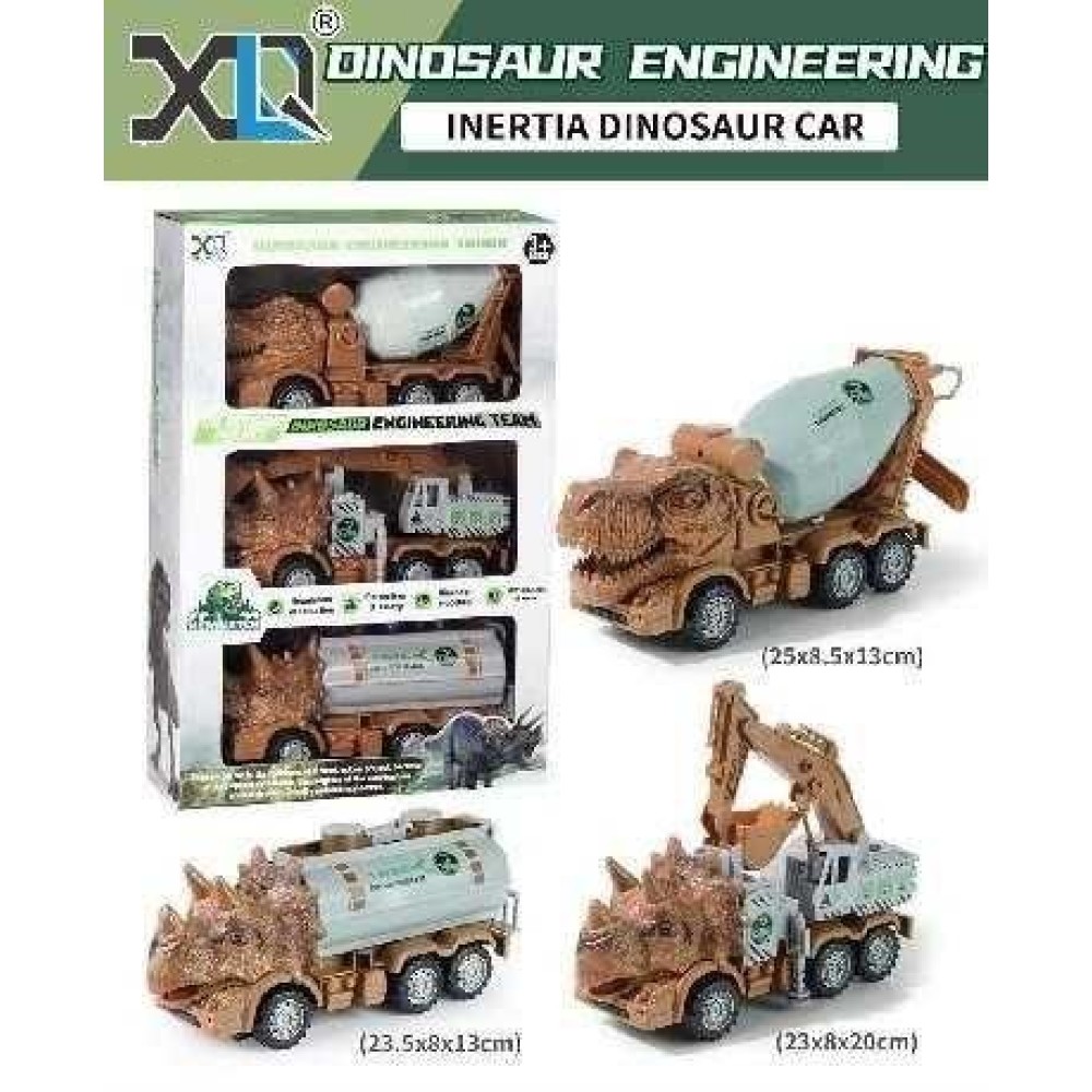 Σετ οχήματα Δεινόσαυροι - 3pcs - XLQ-3L - 305220