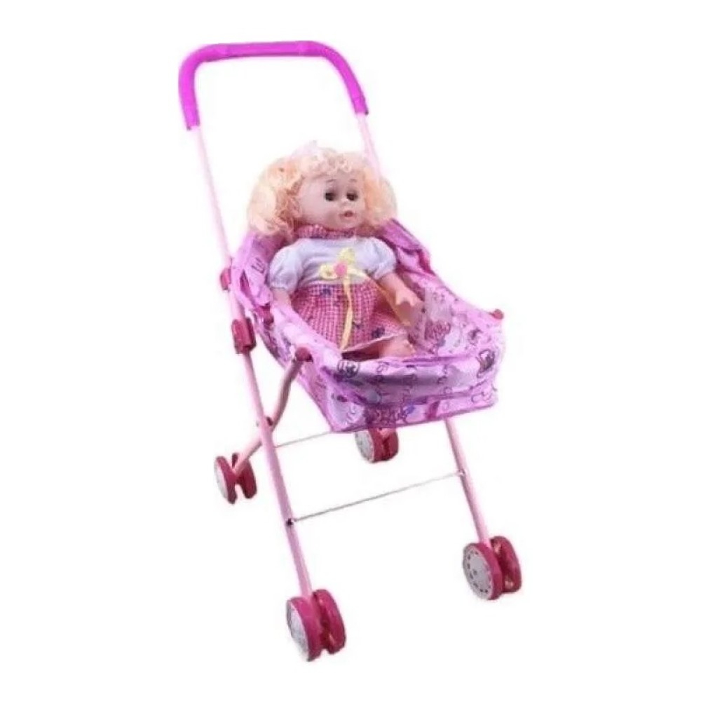 Παιδικό καροτσάκι μωρού με κούκλα - DY777-7 16 - 308223