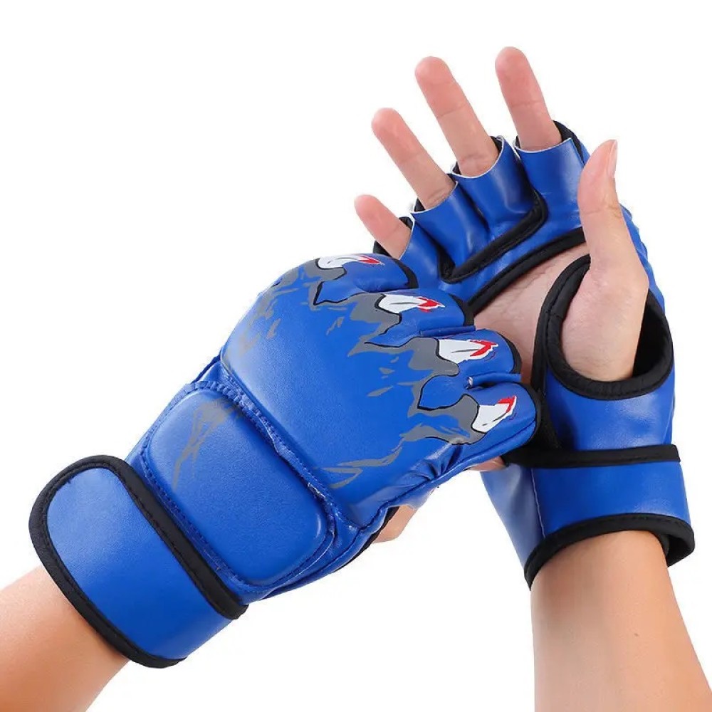 Γάντια πυγμαχίας κοφτά - 556662 - Blue