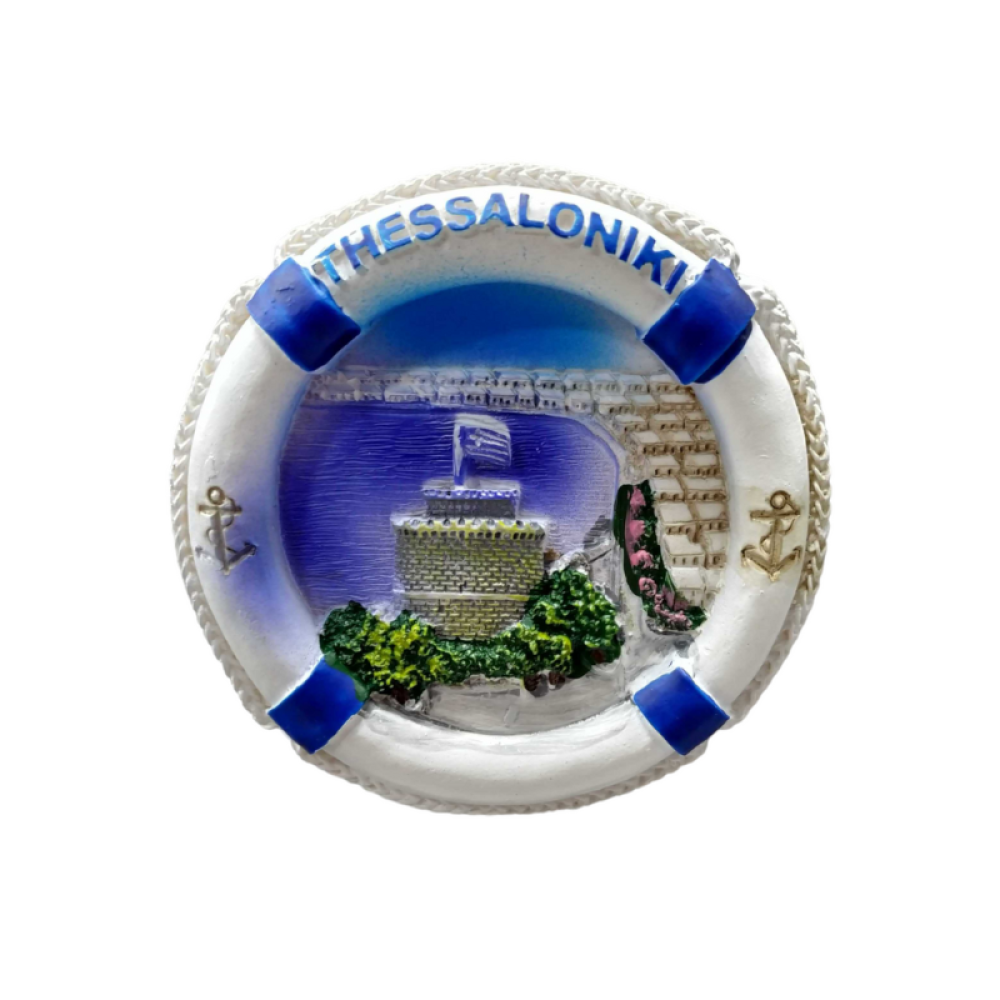 Tουριστικό μαγνητάκι Souvenir – Σετ 12pcs - Resin Magnet - Thessaloniki - 678160