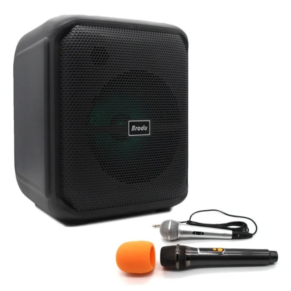 Φορητό ηχείο subwoofer με 2 μικρόφωνα Karaoke - BTS-1740 - 717400