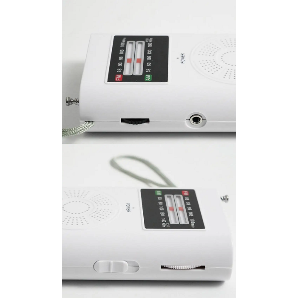 Φορητό ραδιόφωνο mini - PR-206 - 802063 - White