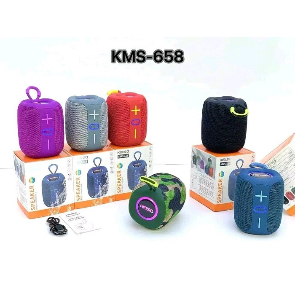 Ασύρματο ηχείο Bluetooth - KMS-658 - 810897 - Grey
