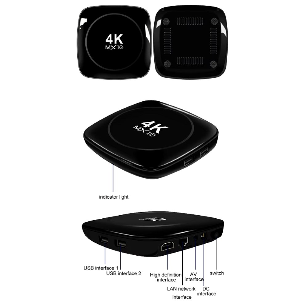 Android TV Box - MX10 4K - 812273