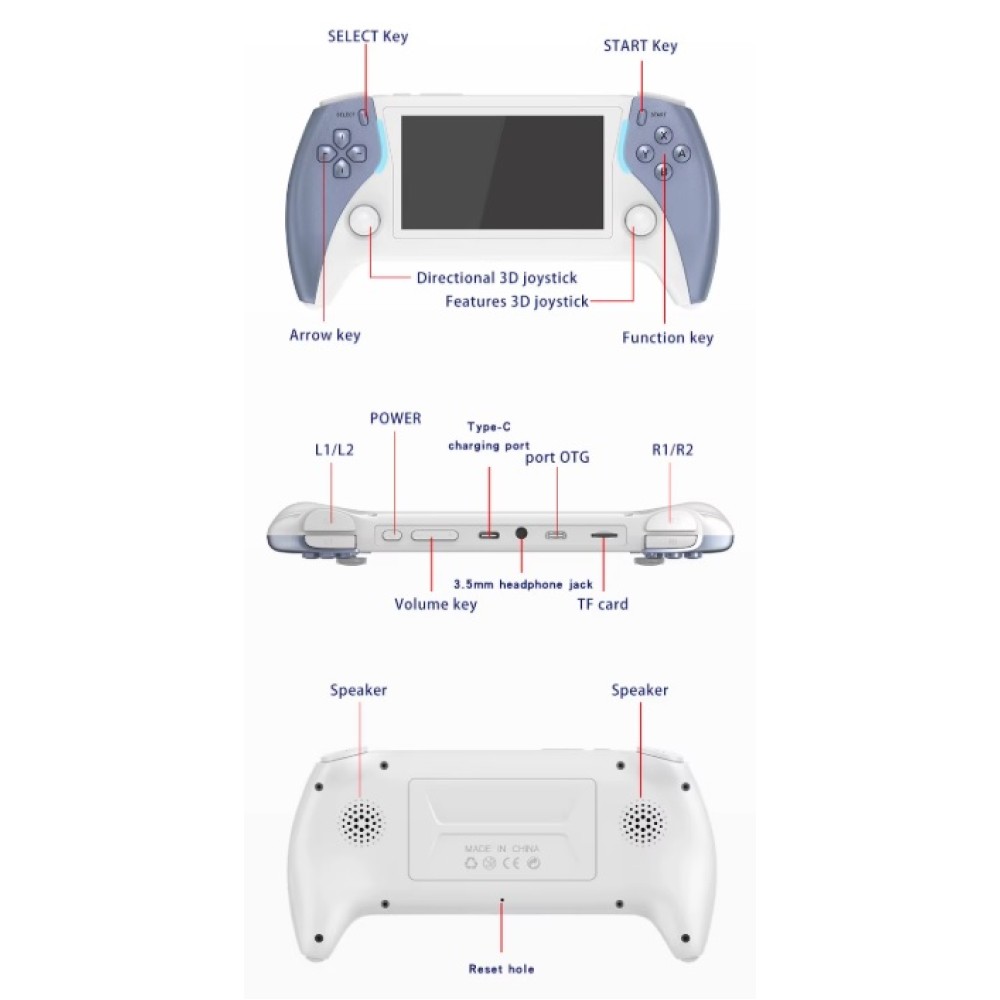 Φορητή κονσόλα παιχνιδιών - XP PRO - 812594 - Blue