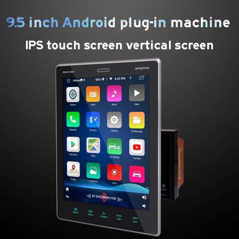 Ηχοσύστημα αυτοκινήτου 2DIN - 9520A - 9.5" - 2+32G - Android - 000569