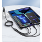 Καλώδιο φόρτισης & data 4in1 - Fast Charge - CL-129 - 1.5m - AWEI - 002295