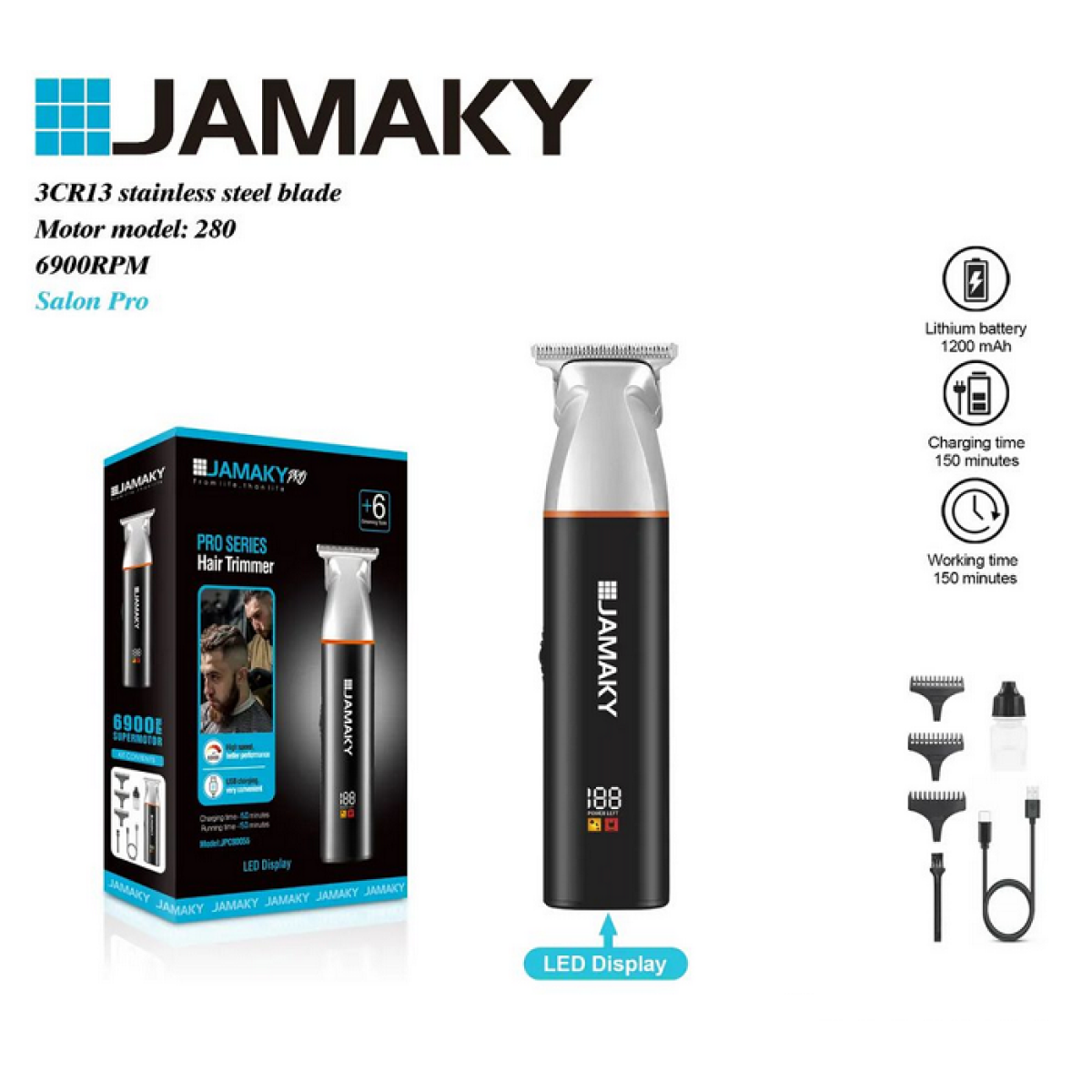 Κουρευτική μηχανή & trimmer - JPC90055 - 005507