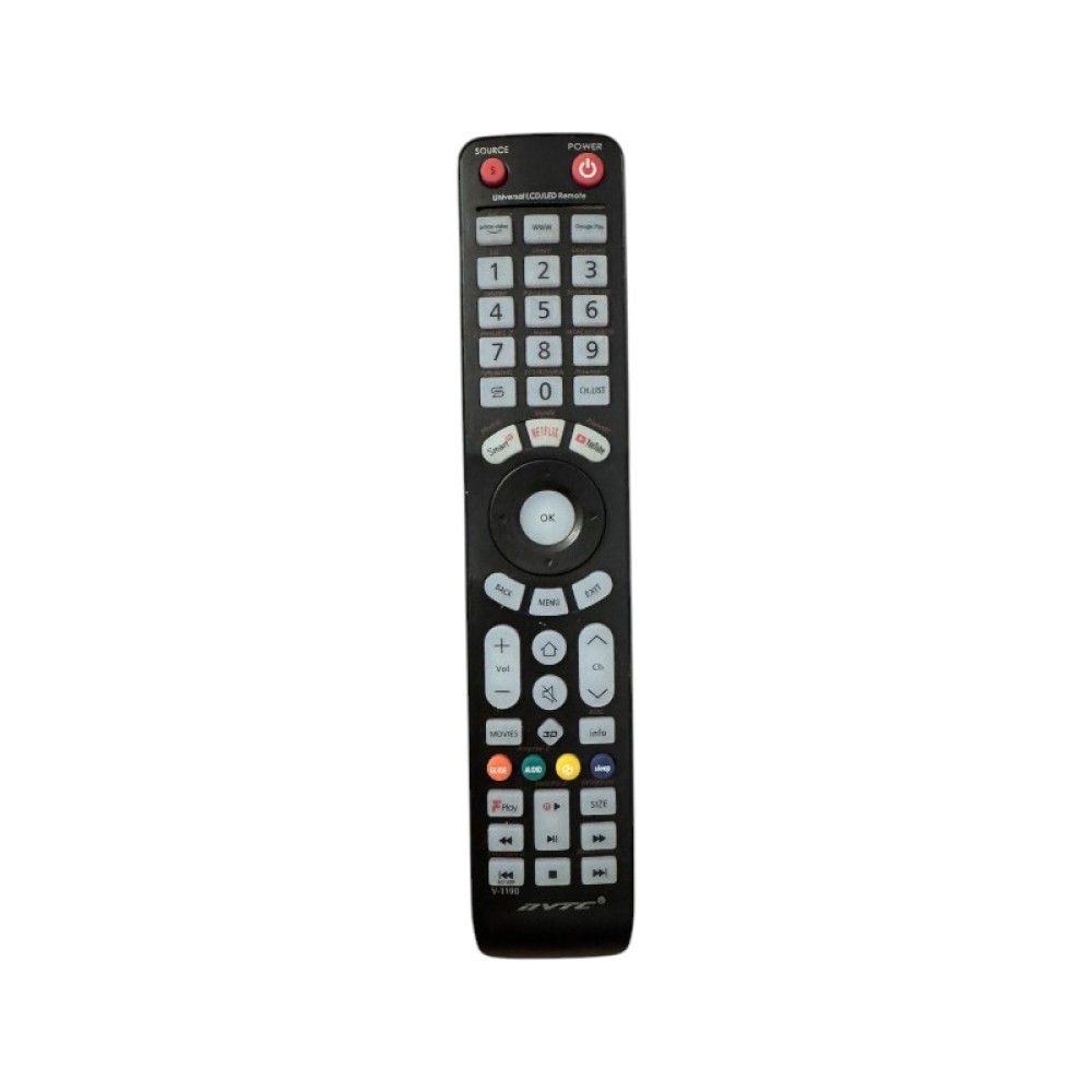 Τηλεχειριστήριο τηλεόρασης - Universal - V1190 - 011901