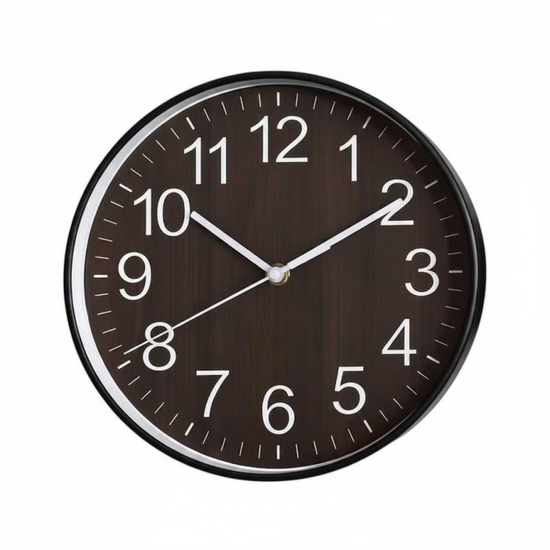 Ρολόι τοίχου - 250mm - 025048 - Dark Brown