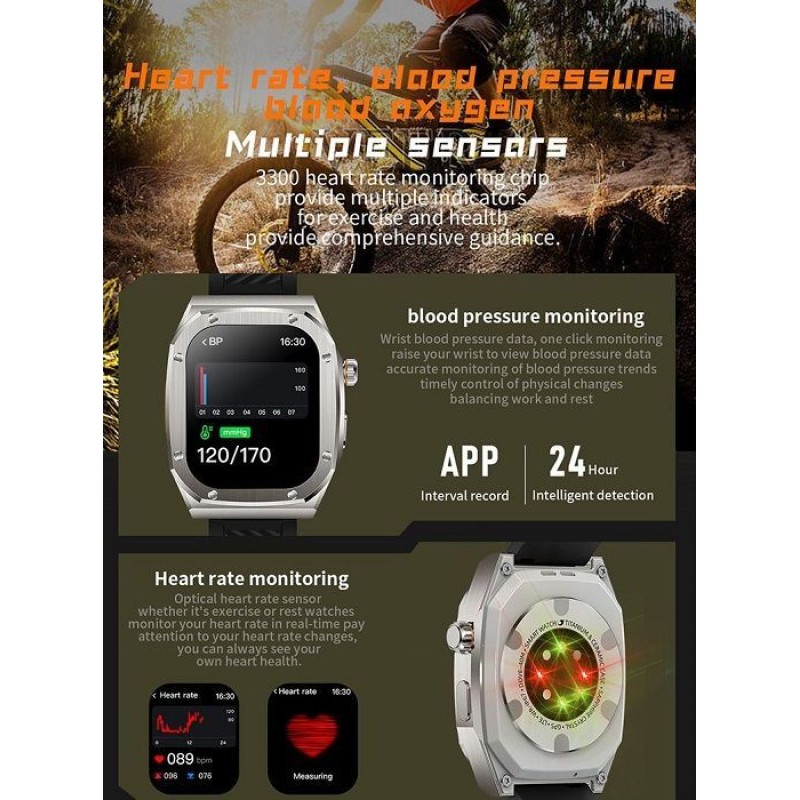 Σετ Smartwatch με 2 λουράκια - Z79 Max - 065080 - Black