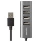 Αντάπτορας USB 2.0 Hub με 4 θύρες - CL-122 - AWEI - 085434