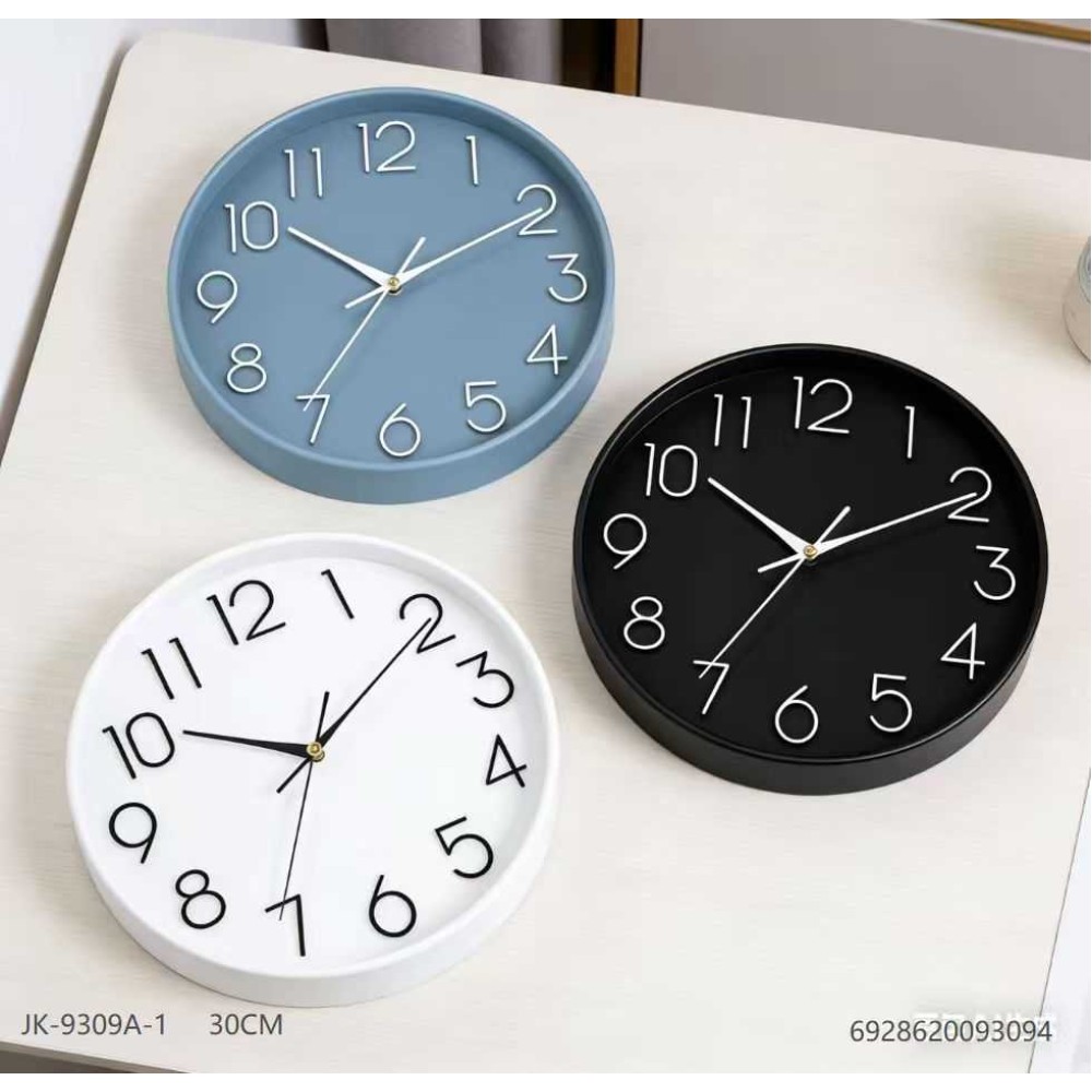 Ρολόι τοίχου - JK-9309A-1 - 093094 - Black