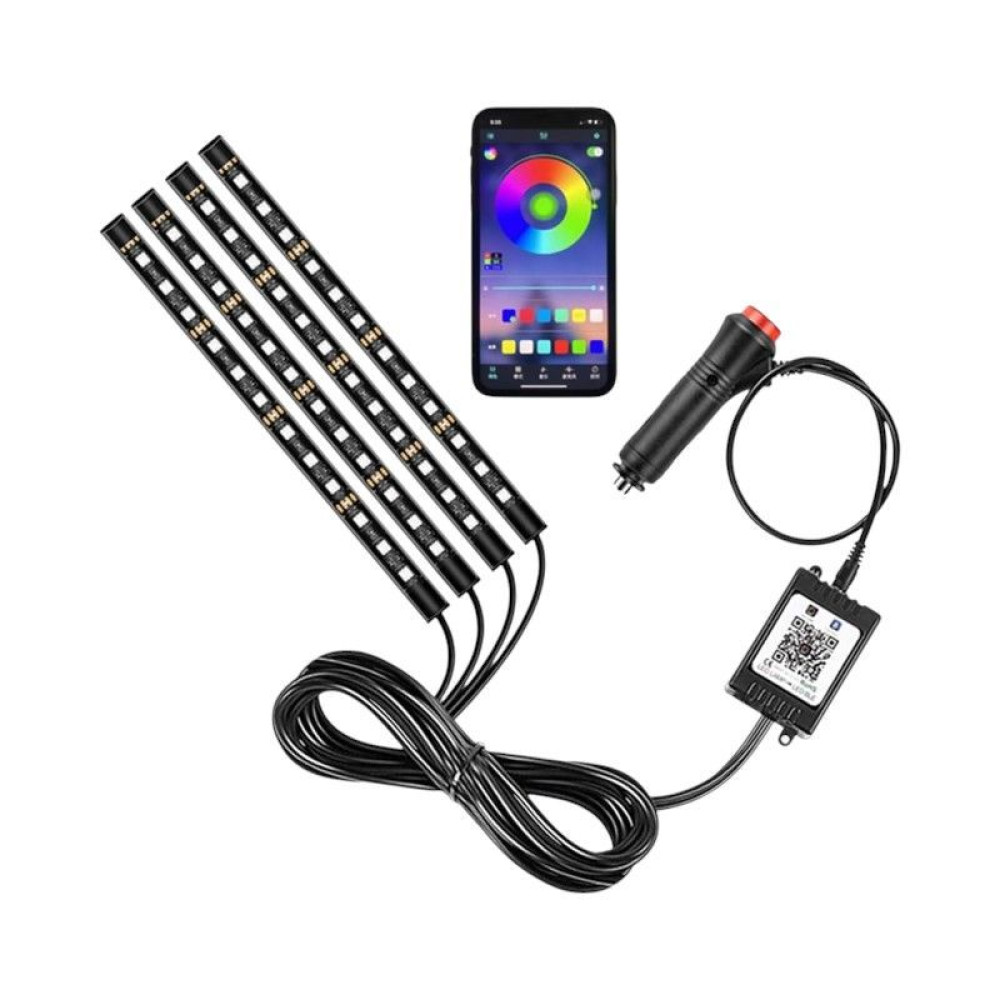 Σετ φωτισμού καμπίνας αυτοκινήτου LED - R-D19101-P12 - 100204