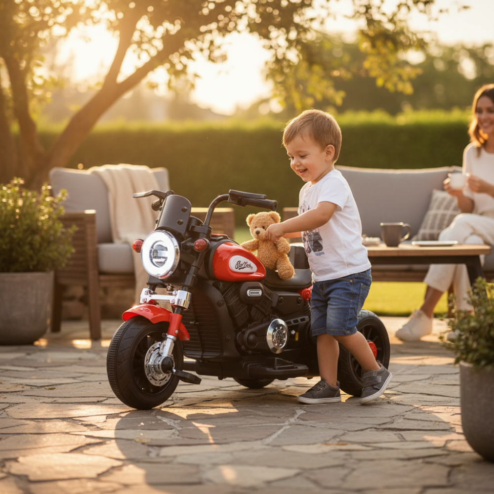 Παιδικό ηλεκτροκίνητο τρίκυκλο scooter - YH-026 - 101148 - Red