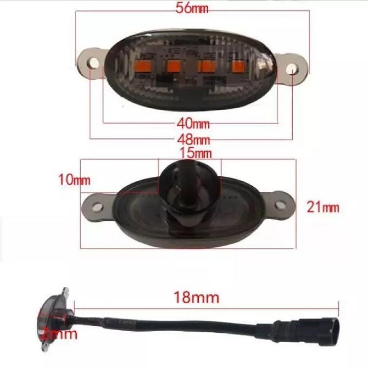 Σετ φωτισμού καμπίνας αυτοκινήτου LED - R-D20101-A4 - 110023