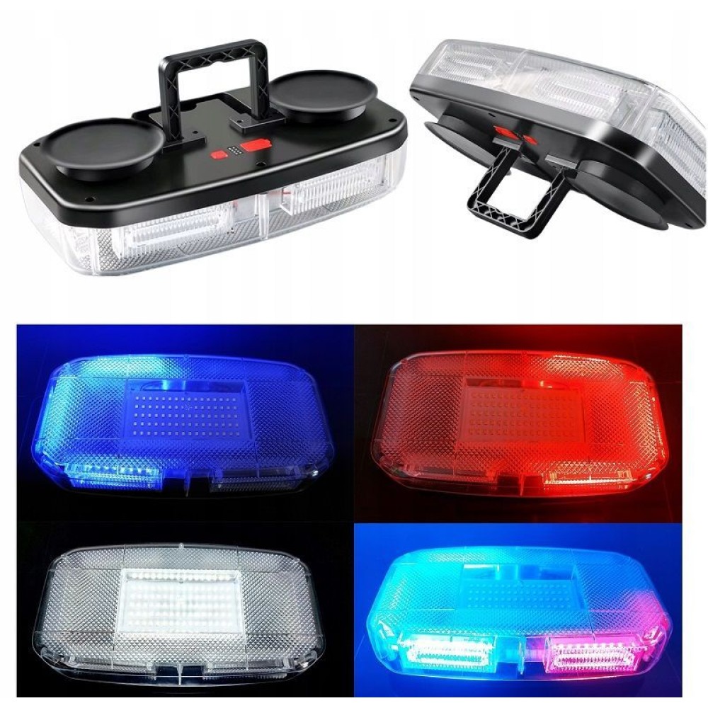 Ασύρματος φάρος οχημάτων Strobe & προβολέας έκτακτης ανάγκης με μαγνητική βάση - 1108914 - 110850