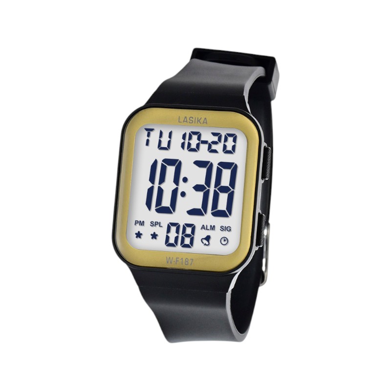 Ψηφιακό ρολόι χειρός - WF187 - Lasika - 115140 - Black/Gold
