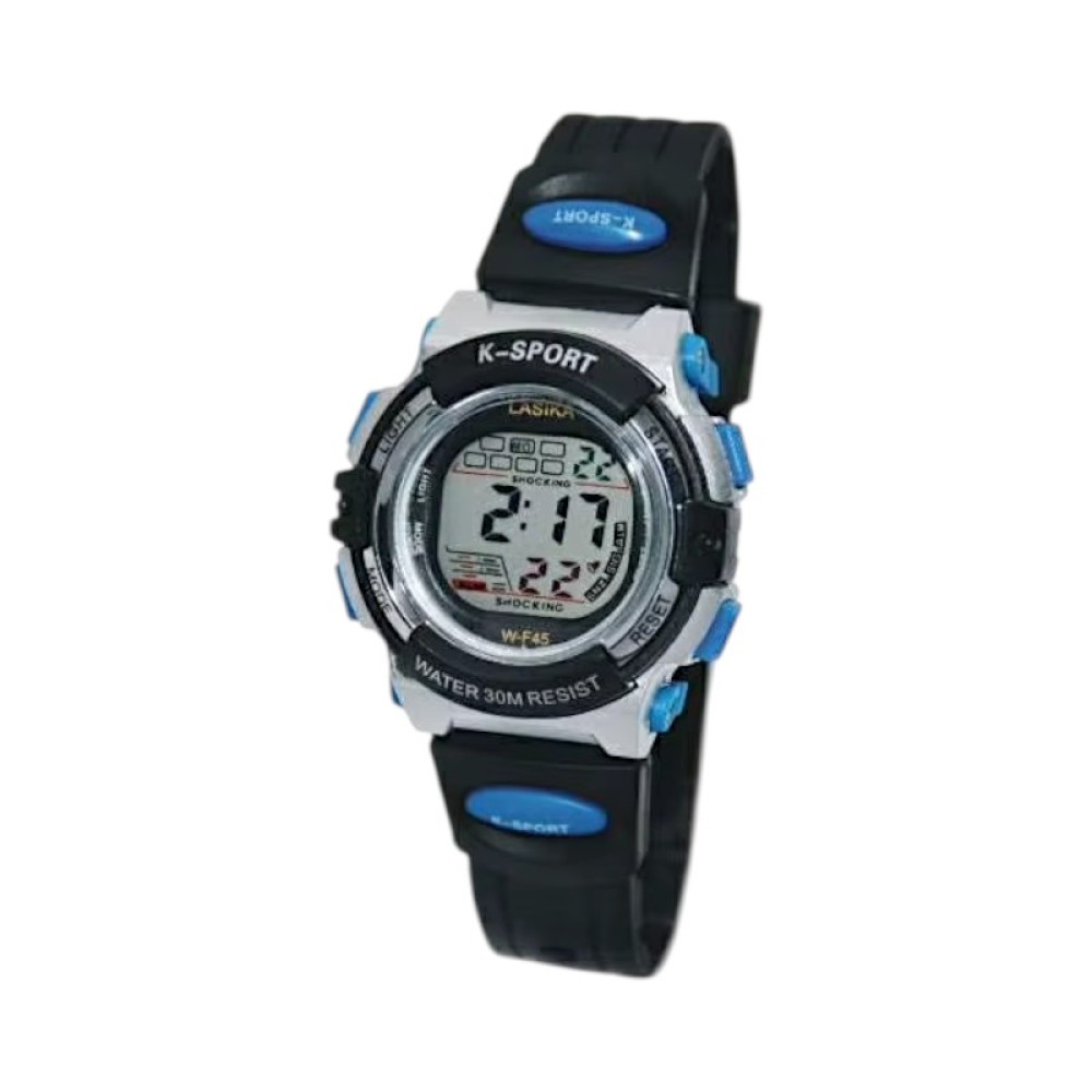 Ψηφιακό ρολόι χειρός - WF45 - Lasika - 115148 - Black/Blue