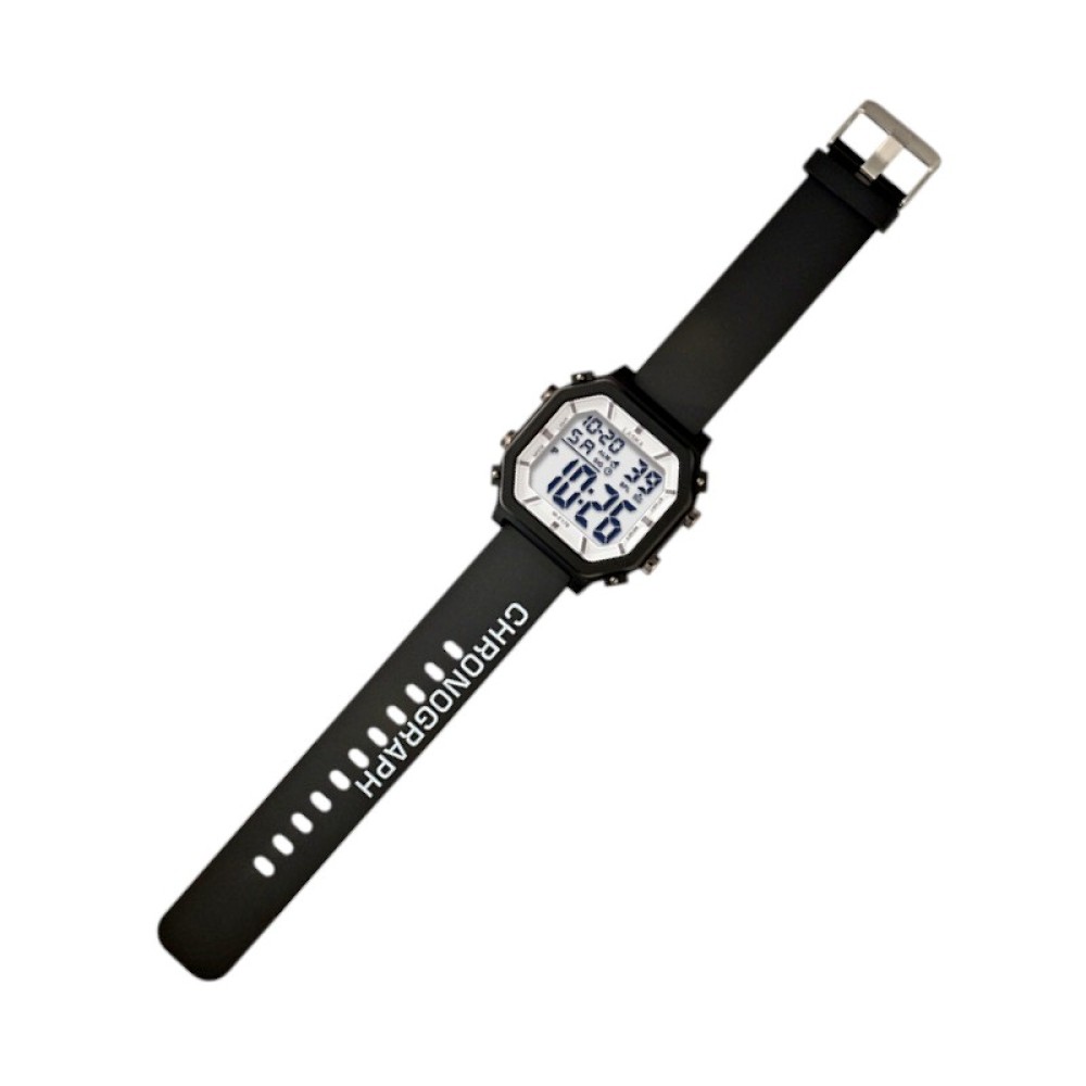 Ψηφιακό ρολόι χειρός - WF176 - Lasika - 115153 - Black/White