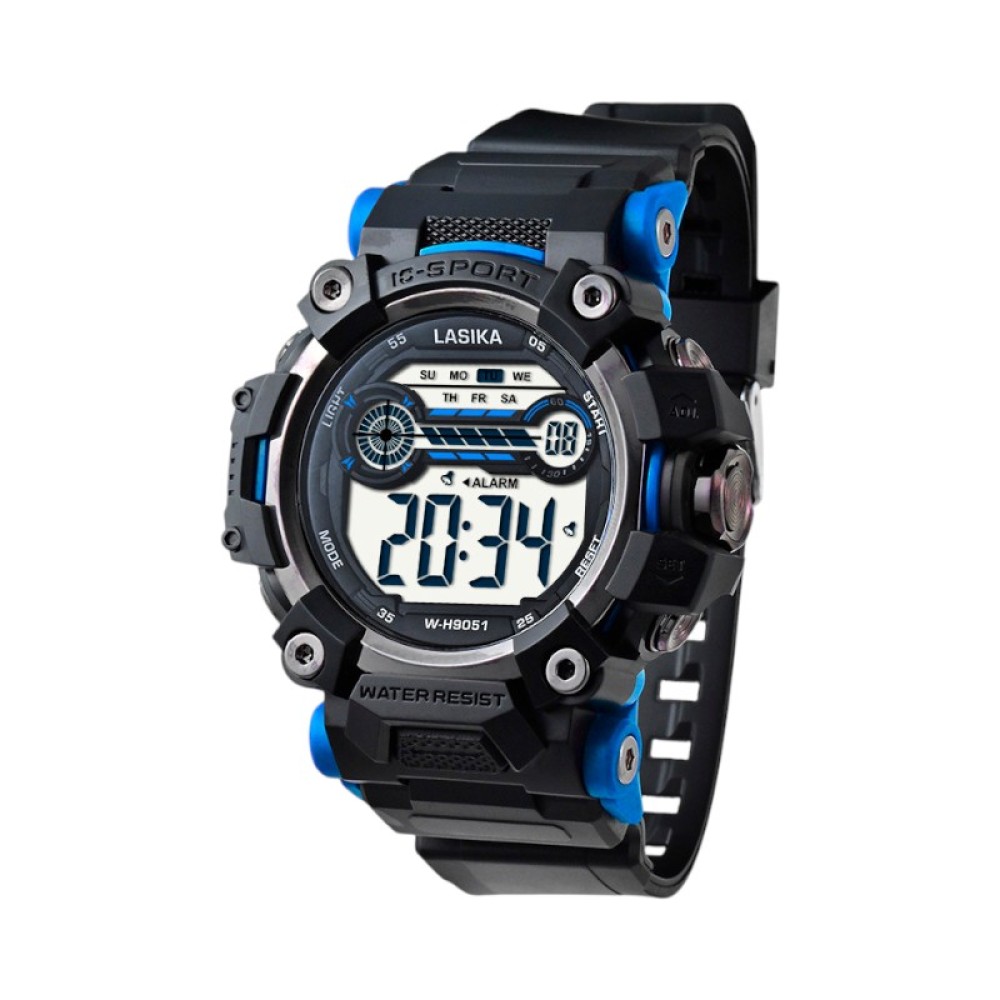 Ψηφιακό ρολόι χειρός - WH9051 - Lasika - 115155 - Black/Blue