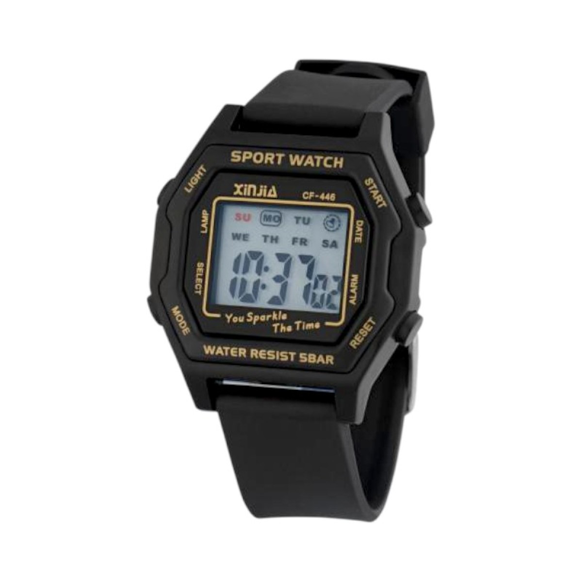 Ψηφιακό ρολόι χειρός - CF446 - 115163 - Black/Black