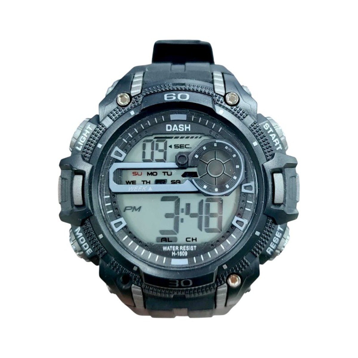 Ψηφιακό ρολόι χειρός - H1609 - Dash - 115169 - Black/Grey