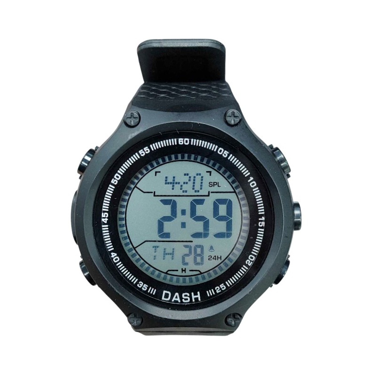 Ψηφιακό ρολόι χειρός - D8390 - Dash - 115175 - Black/White