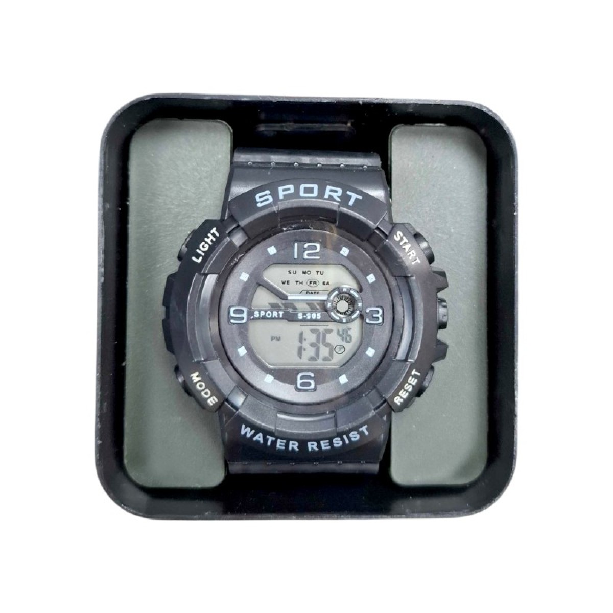 Ψηφιακό ρολόι χειρός - 6859 - 115185 - Black/Black
