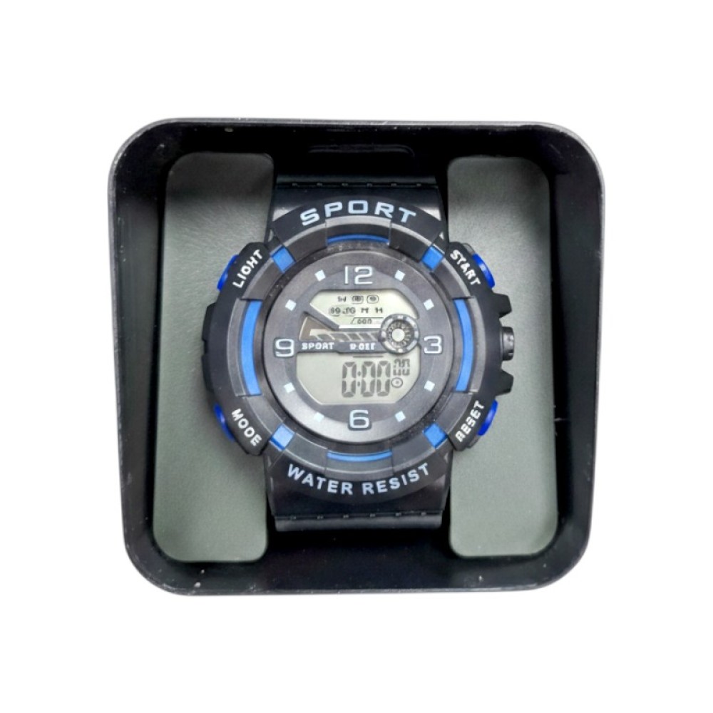 Ψηφιακό ρολόι χειρός - 6859 - 115185 - Black/Dark Blue