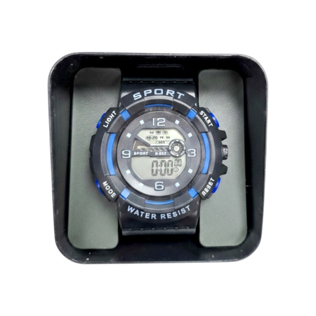 Ψηφιακό ρολόι χειρός - 6859 - 115185 - Black/Dark Blue