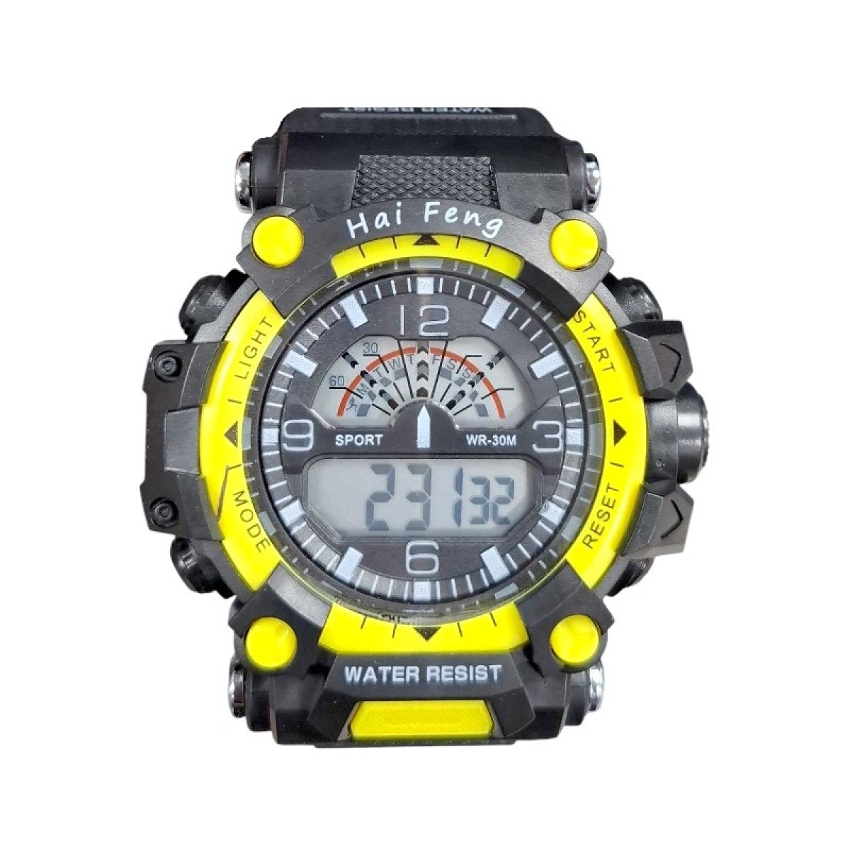 Ψηφιακό ρολόι χειρός - SH9918 - 115186 - Black/Yellow