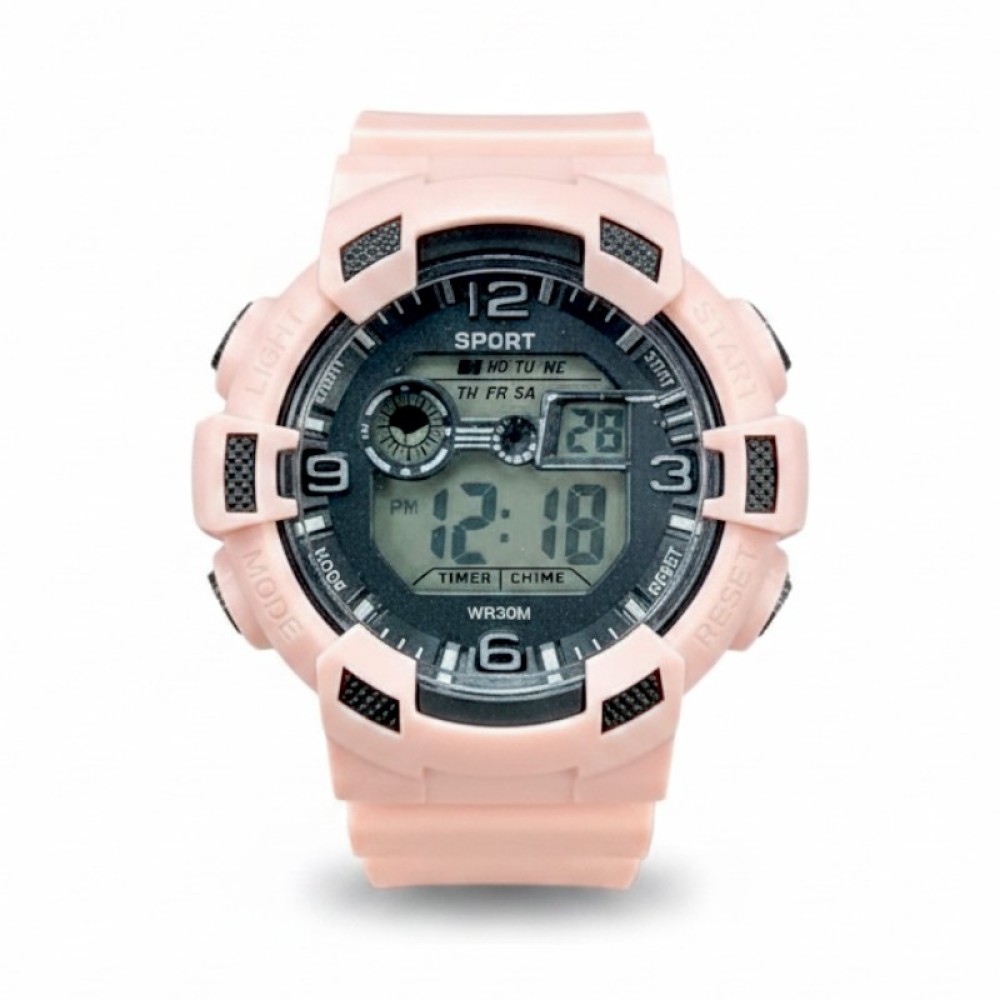 Ψηφιακό ρολόι χειρός - 73AB - 115195 - Light Orange