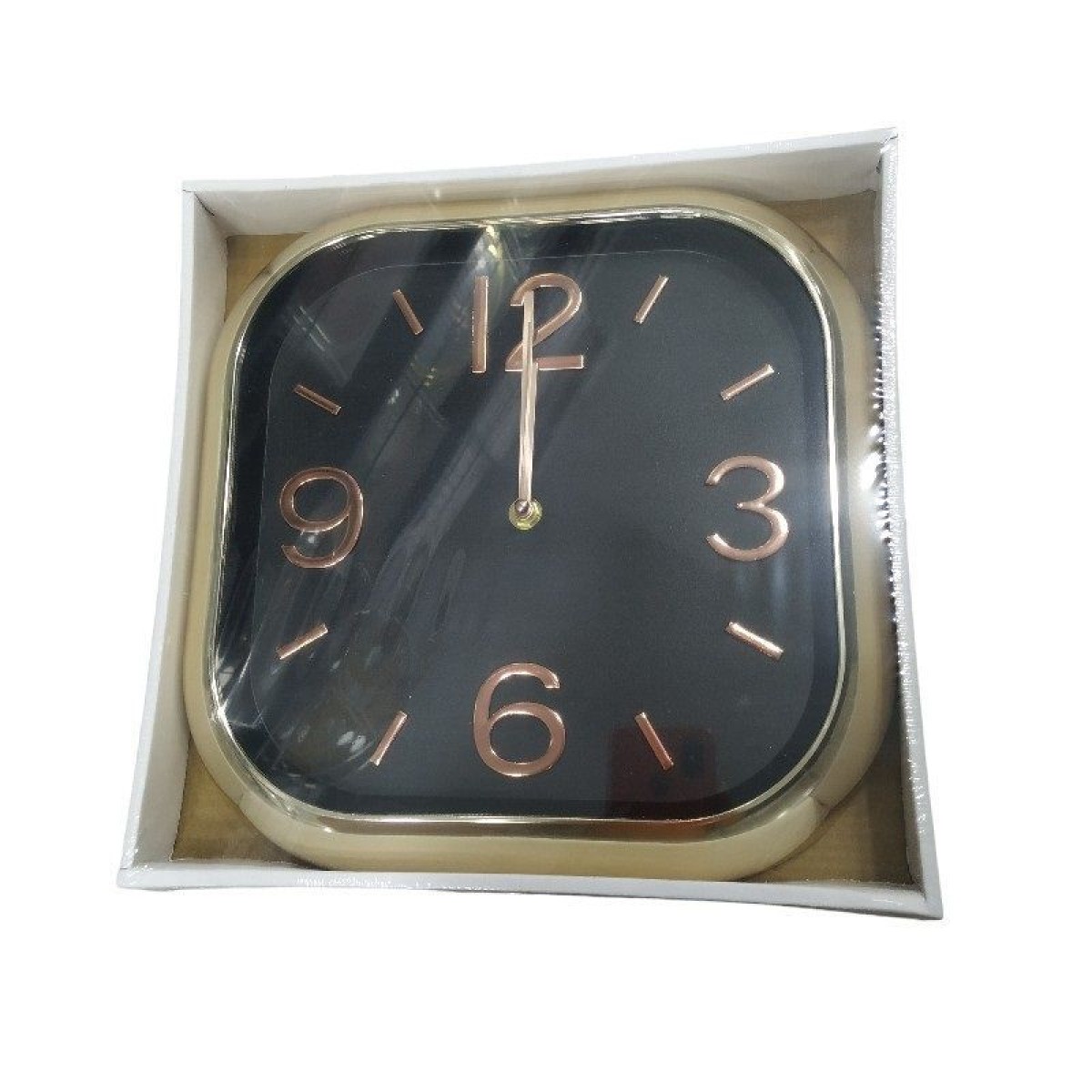Ρολόι τοίχου - 736D - 120049 - Black/Gold